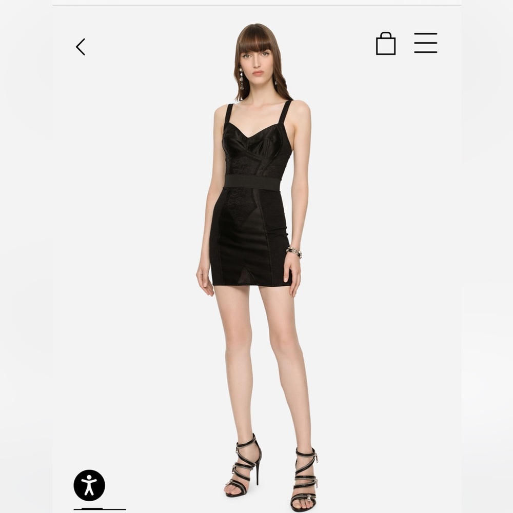 Dulce & Gabanna black cocktail dress